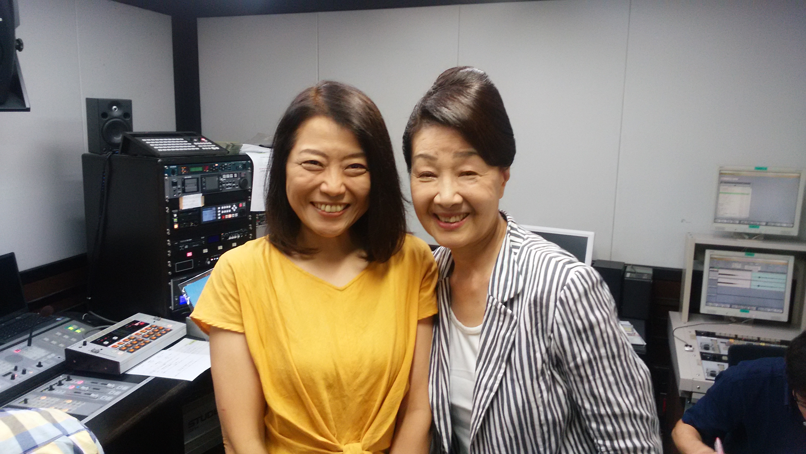 番組スタッフ、古森さん。いつも笑顔の頼れるお嬢さんです。
